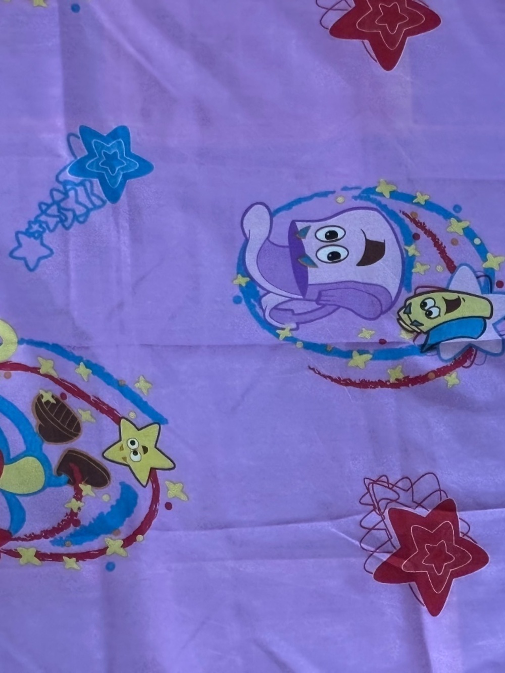 Dora the Explorer Twin Flat Sheet Purple Boots Backpack Stars Kids Bedding
